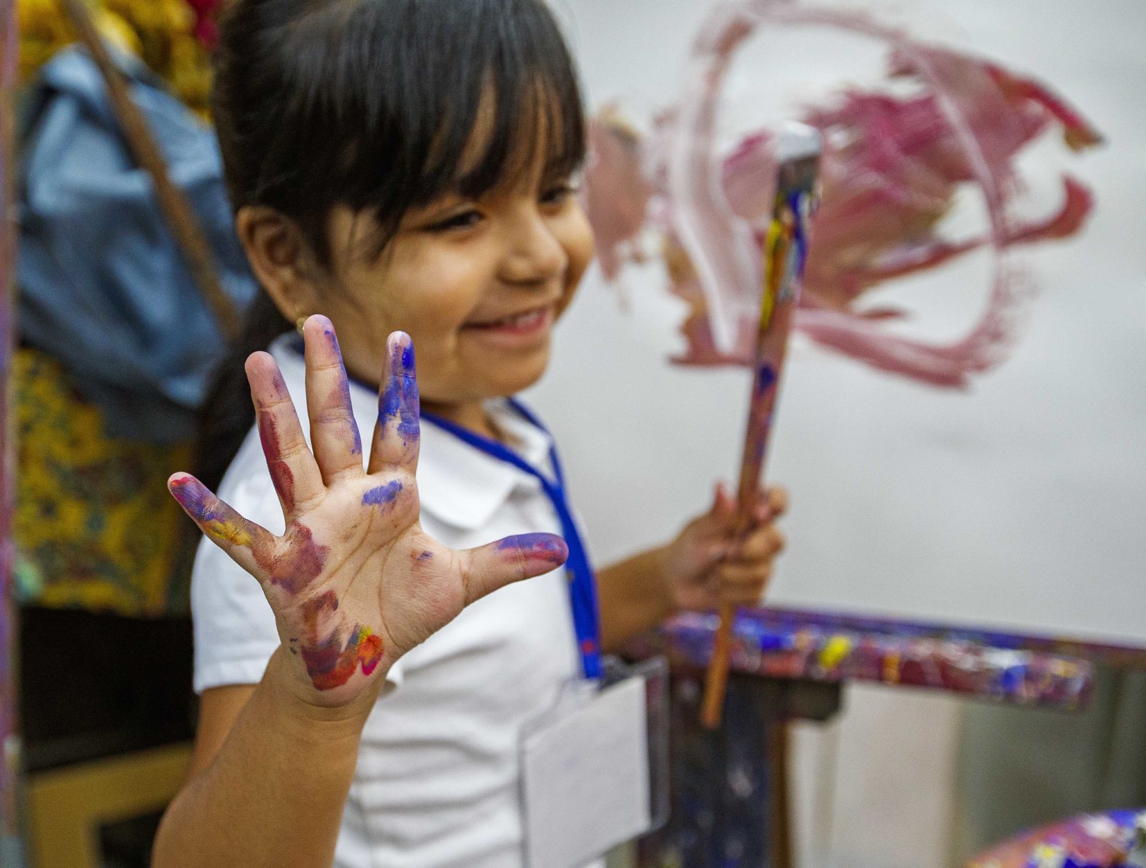 Gateway Head Start of Vineland hands on art experience at The Barn Studio of Art